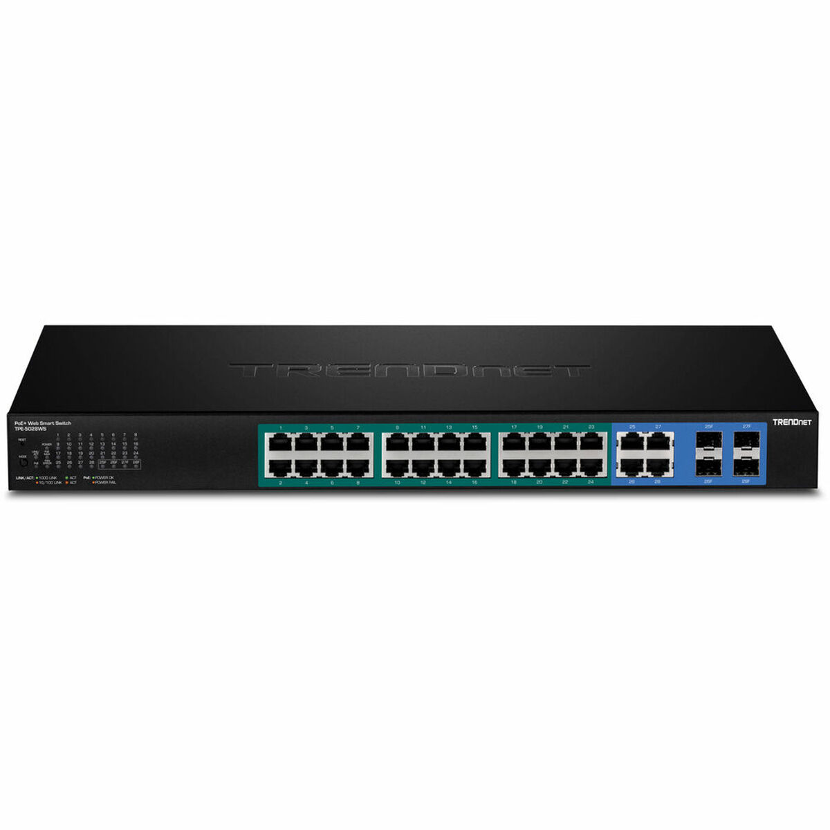 Komutatorius Trendnet TPE-5028WS Juoda